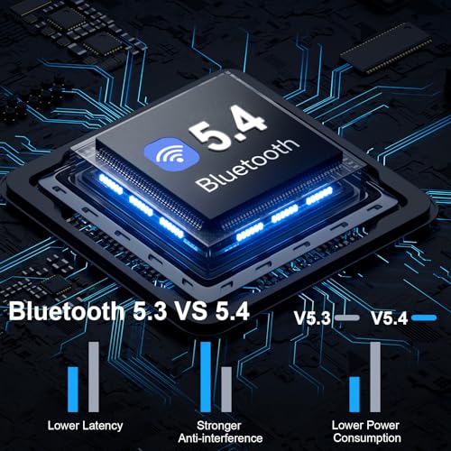 Thumbnail 1 de Nerunsa 2026 Cuffie Bluetooth 5.4 con ANC ENC, IPX7, Display LED e 50 Ore di Autonomia