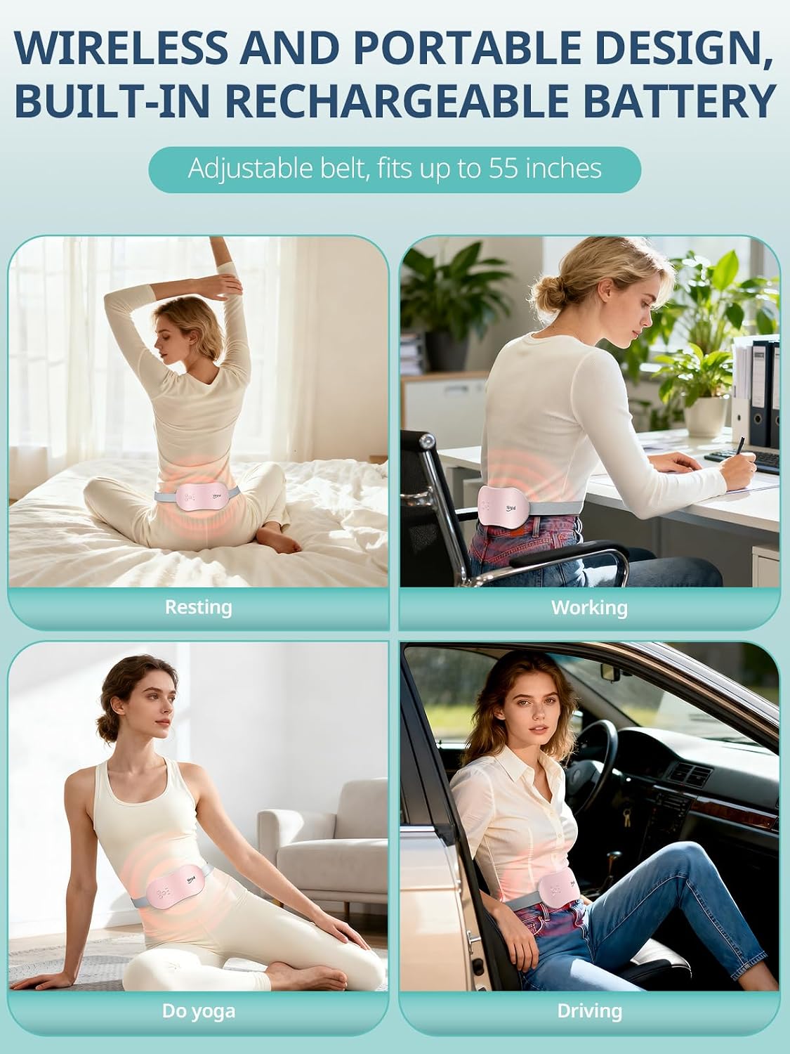 Thumbnail 4 de Slimpal Portable Heat Pad 3-hour timer