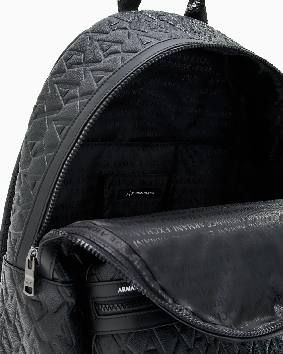 Thumbnail 1 de Armani Exchange Men’s Liam Backpack in Black (Medium)