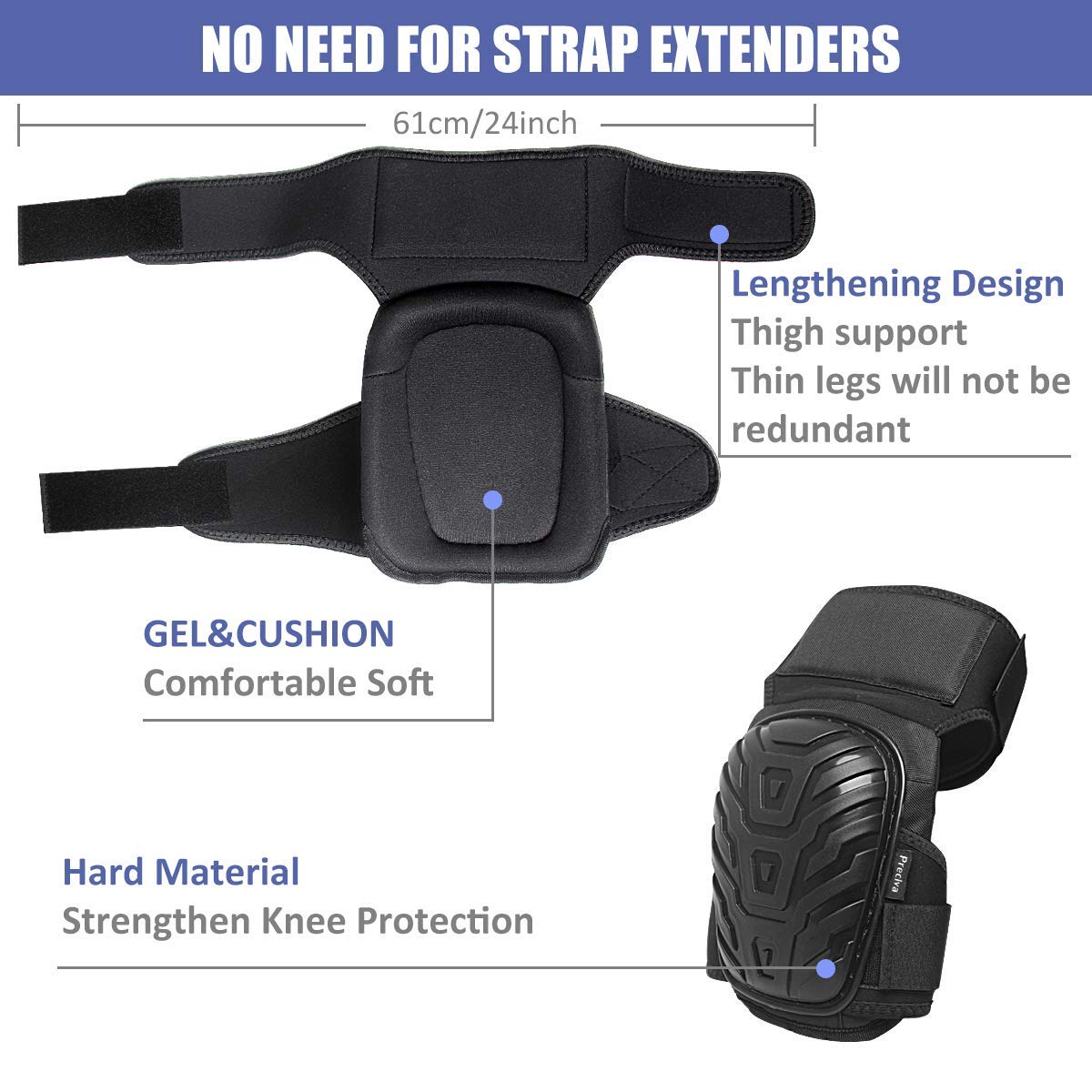 Detalle 2 de Preciva Professional Knee Pads for Work