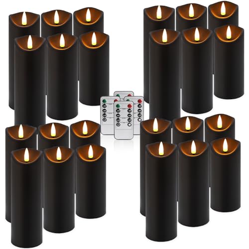 Thumbnail 8 de LIVEN 24 Pack Halloween Decoration Flickering Flameless Candles