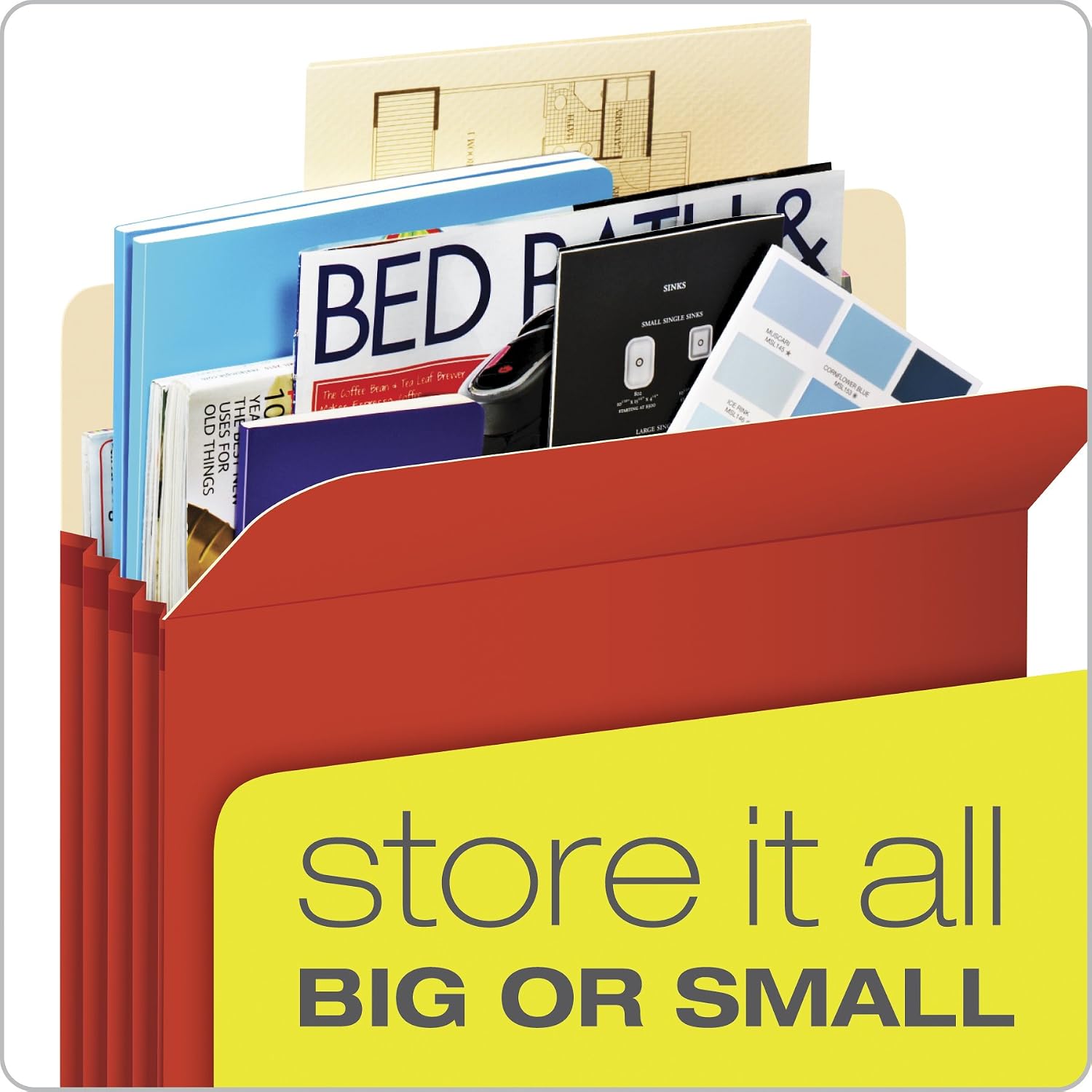 Detalle de Pendaflex File Pockets, Letter Size