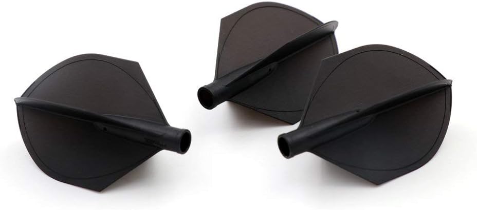 Detalle de CUESOUL TERO AK4 – ensemble de 3 fléchettes flights Standard Slim (bouclier, noir)