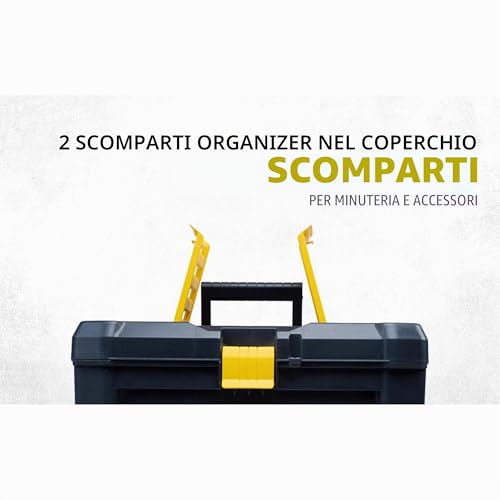 Thumbnail 12 de STANLEY STST1-75517 Cassetta Porta Utensili 16" Nero/Giallo