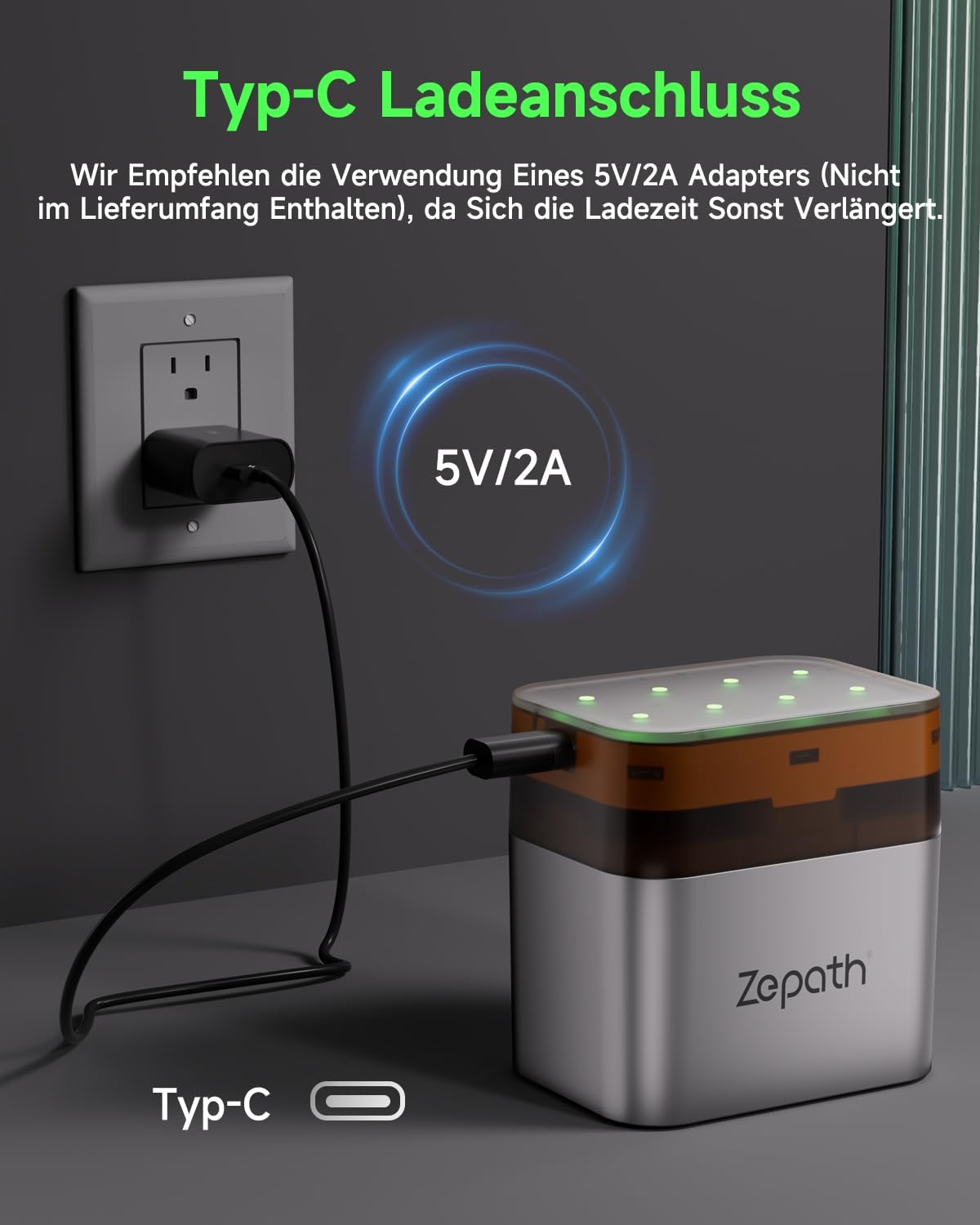 Thumbnail 4 de Zepath Hybrid Ladegerät mit 8x AAA Ni-MH/Li-Ion Akkus – Kompakt, flexibel und langlebig