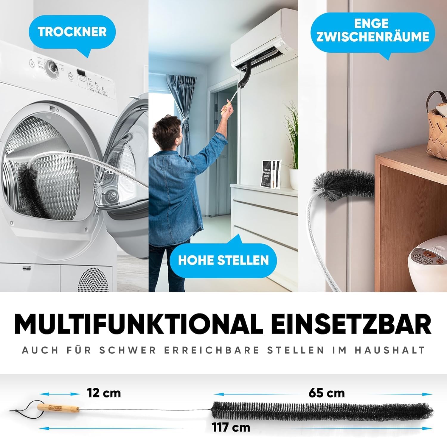 Thumbnail 4 de BRUSHYZ Heizungsbürste 117 cm