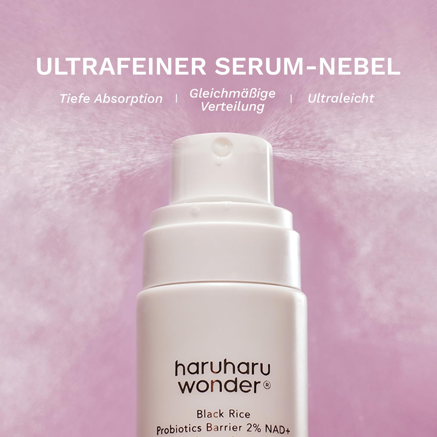 Thumbnail 6 de haruharu Wonder Black Rice Probiotics 2% NAD+ Serum-Spray – Feuchtigkeit, Stärkung der Hautbarriere und Glow