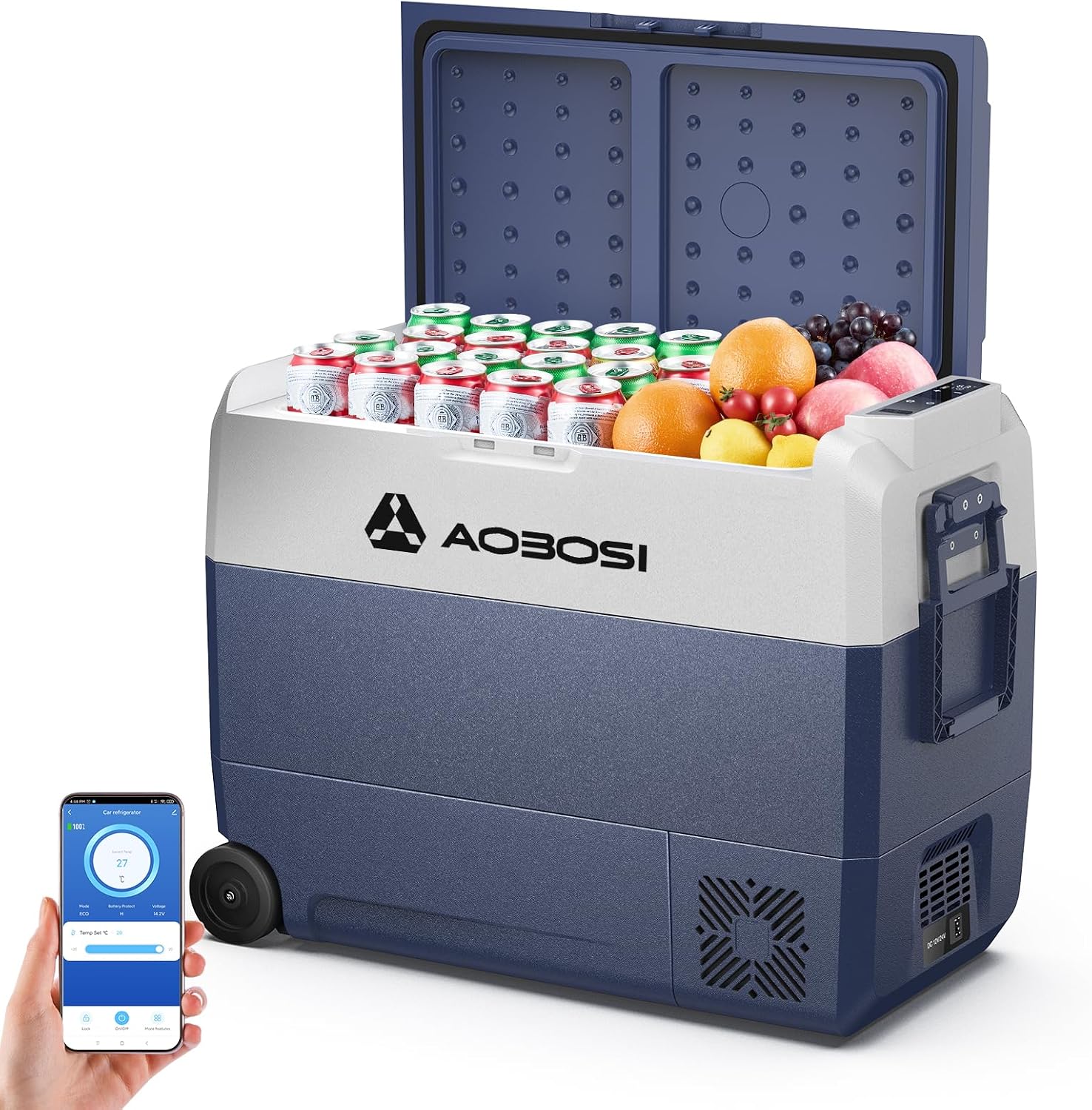 Detalle de AAOBOSI Kompressor Kühlbox 60 L