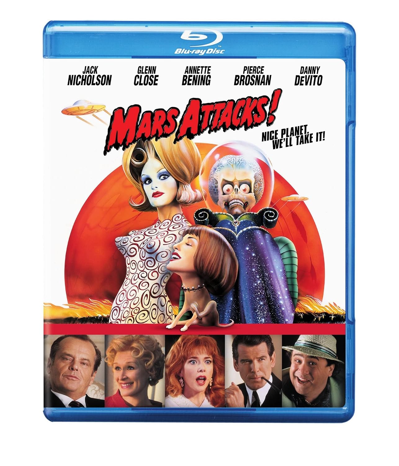 Detalle de Mars Attacks! 883929114412 Blu-ray Sci-Fi Comedy, Tim Burton