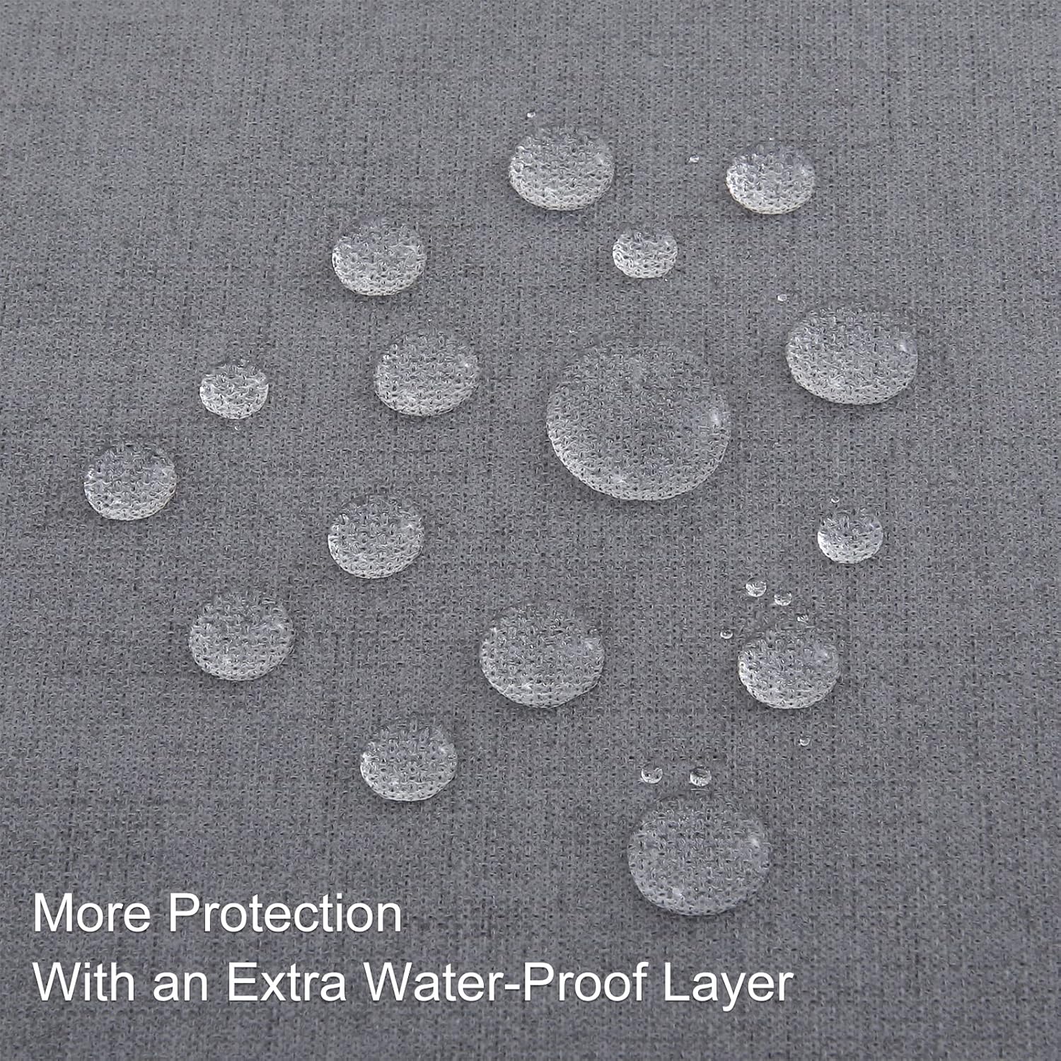 Thumbnail 3 de Homaxy Leinenoptik Tischdecke mit Lotuseffekt, wasserabweisend, dunkelgrau (100 x 140 cm)