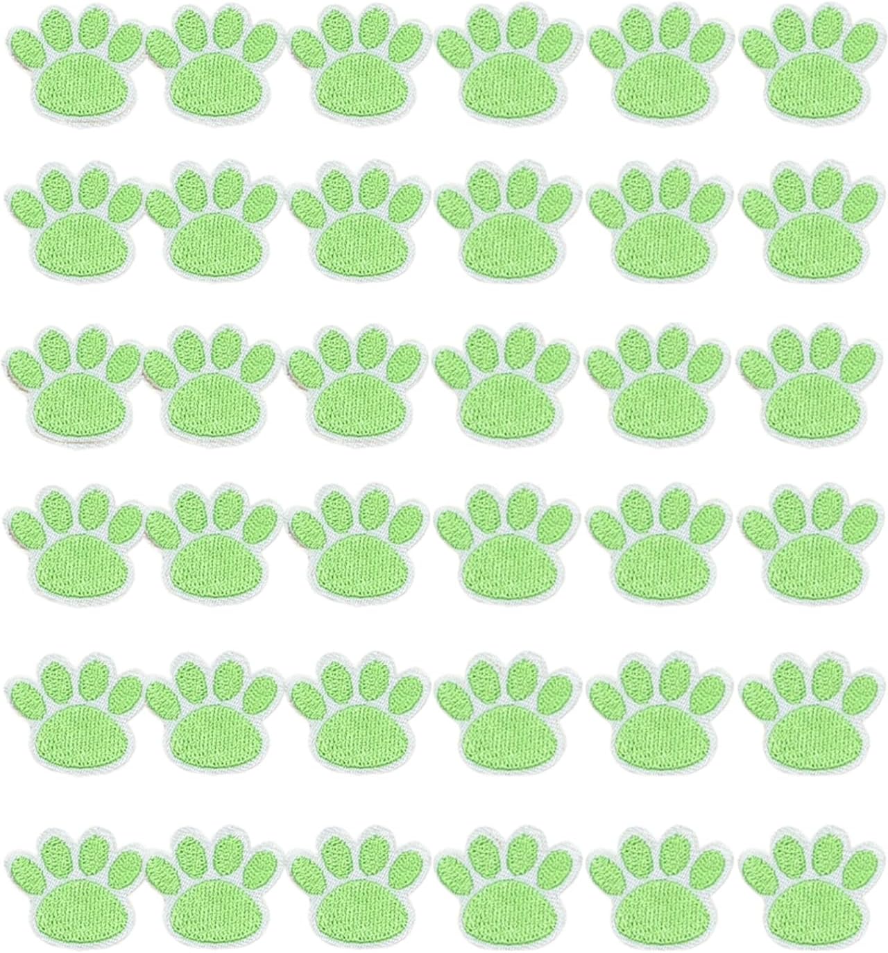 Detalle de Embroidered Paw Patches, 36-Pack