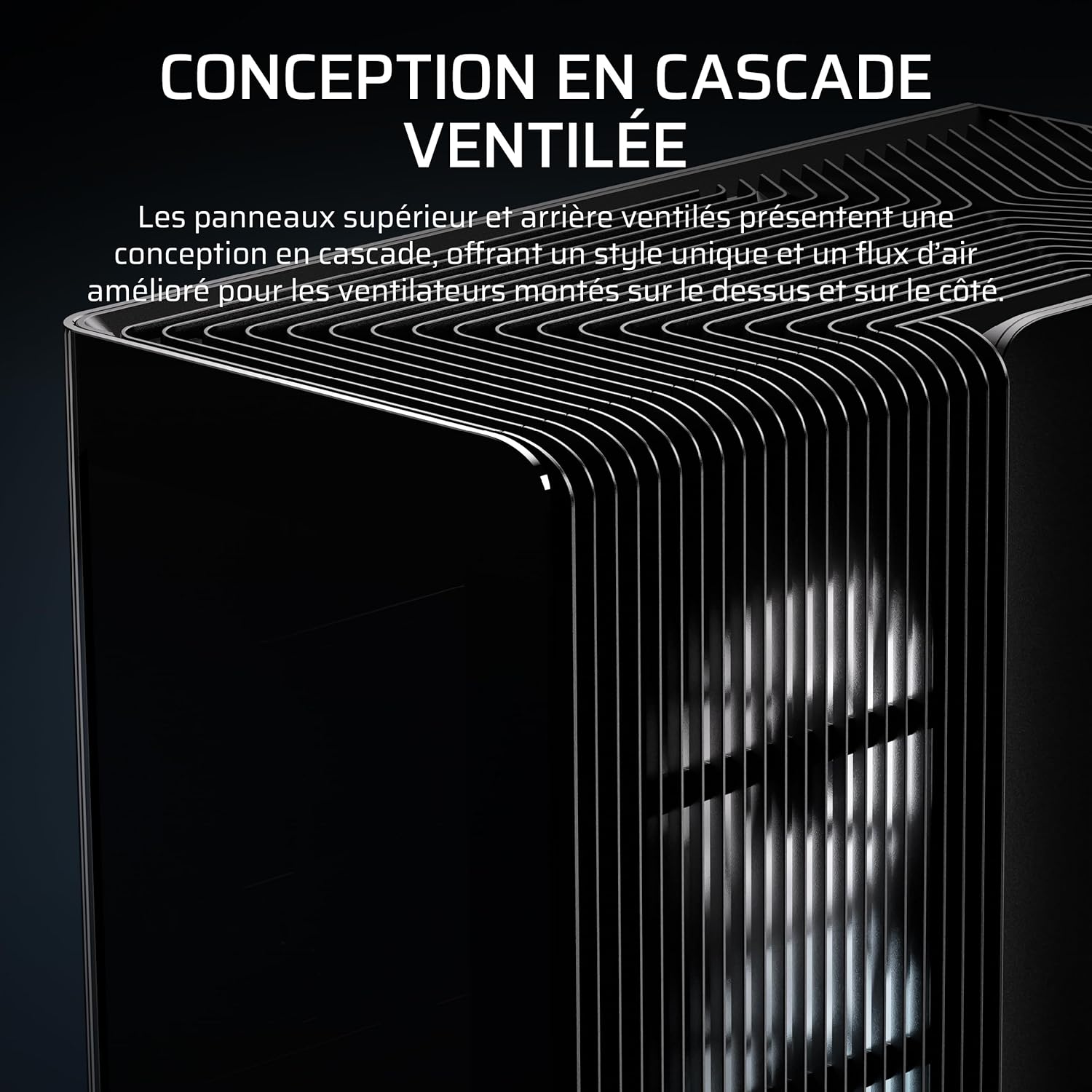 Thumbnail 3 de Corsair Frame 4500X RS-R ARGB : boîtier moyen-tower avec verre panoramique et fixation ventilateurs InfiniRail