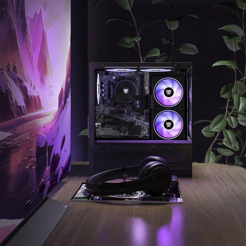 Detalle de BEASTCOM Q3: PC Sobremesa con Ryzen 5 3400G, 16 GB y 1 TB NVMe – Windows 11 Pro