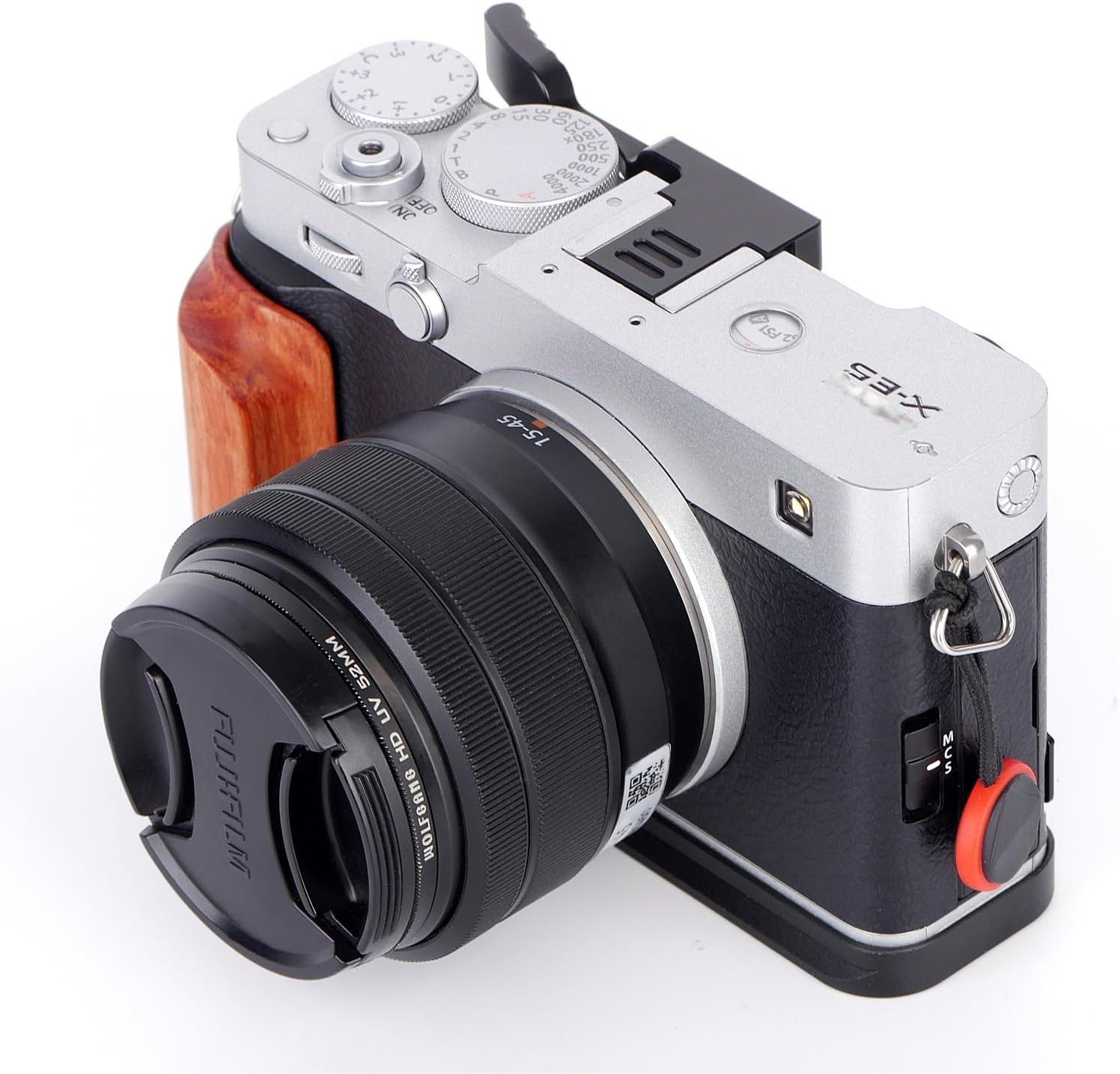 Detalle 2 de YUULNMOP Aluminum Hot Shoe Thumb Rest for Fujifilm X-E5, Black, Anti-Slip