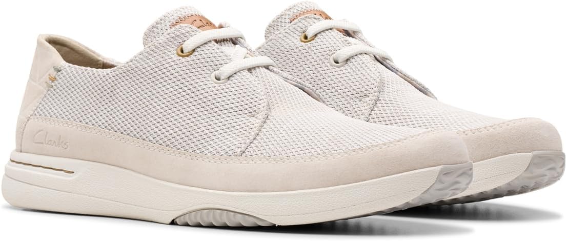 Thumbnail 3 de Clarks Easeway Lace Homme (baskets à lacets) — en blanc combiné