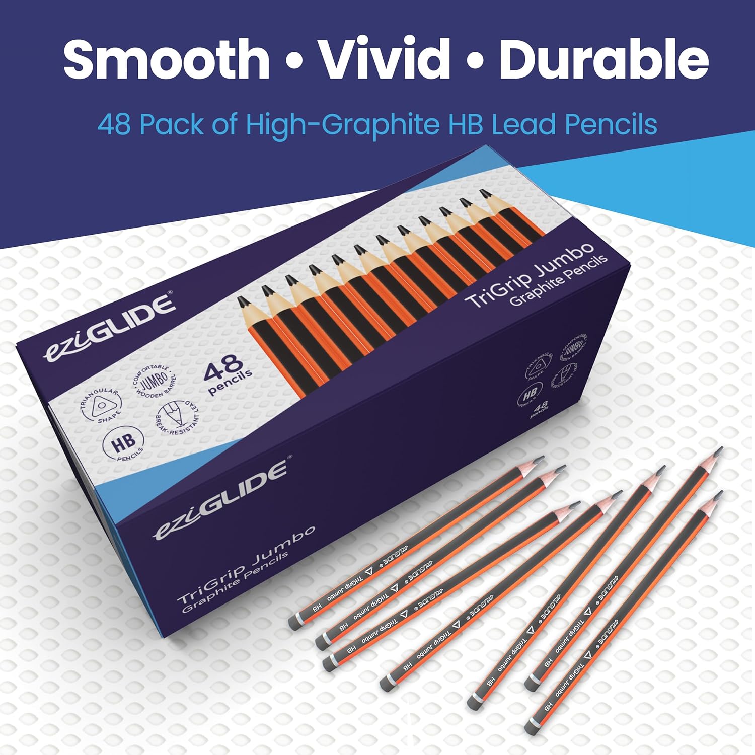 Thumbnail 1 de Eziglide TriGrip Jumbo HB Pencils