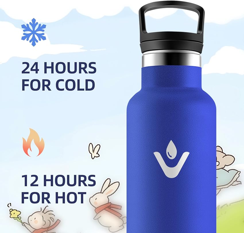 Detalle 2 de Botella Agua Niños 500 ml Acero inoxidable 18/8 💧