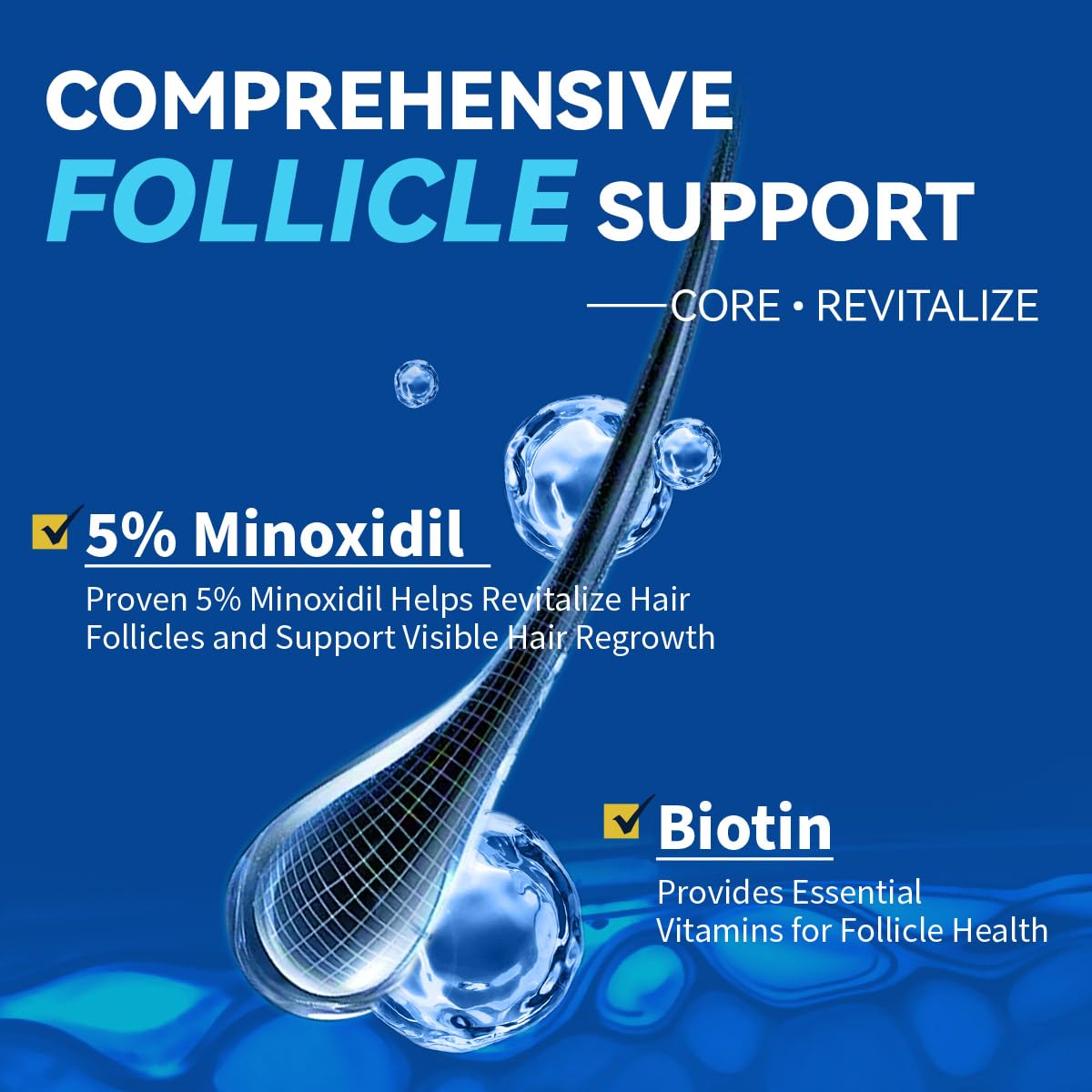 Detalle de AVITAPURE 5% Minoxidil Spray for Men, PG-Free and Fast-Drying