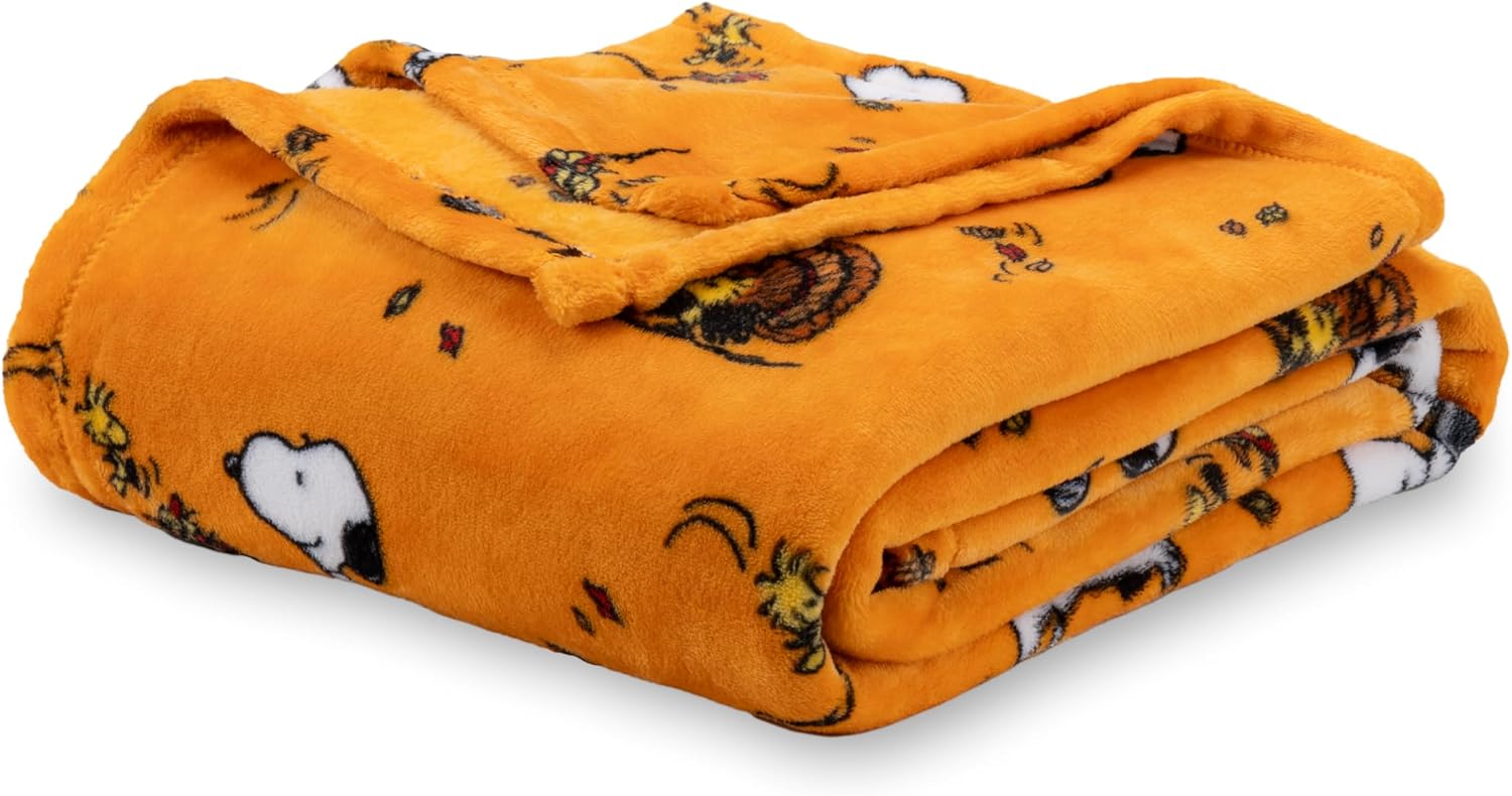 Detalle de Berkshire Blanket VelvetLoft Snoopy Plush Blanket 90×108
