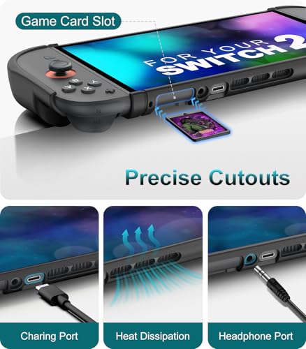 Thumbnail 4 de TiMOVO Custodia per Nintendo Switch 2 in TPU, nero