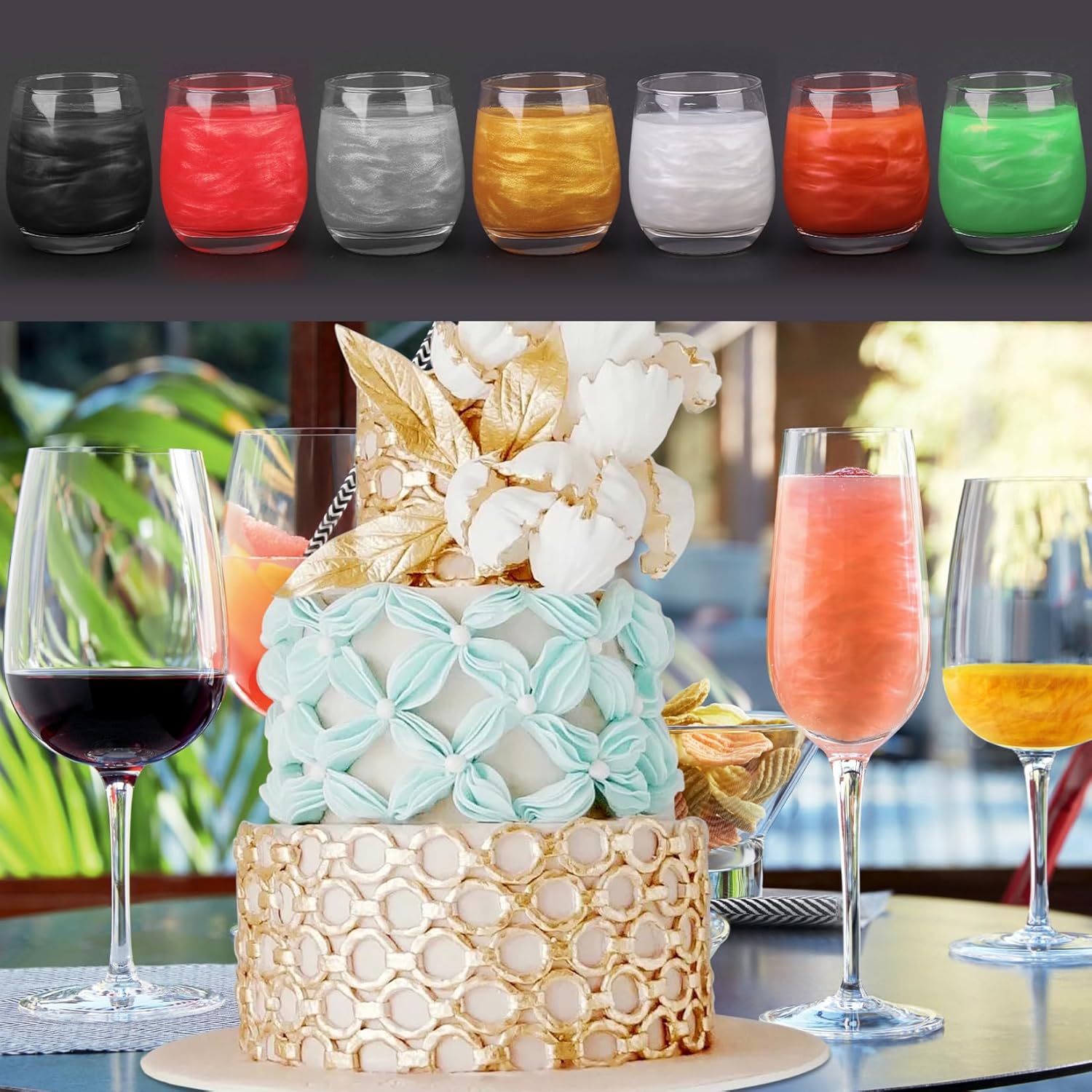 Thumbnail 2 de Purpurina Comestible Rojo ✨ para Reposterías y Tartas (8g)