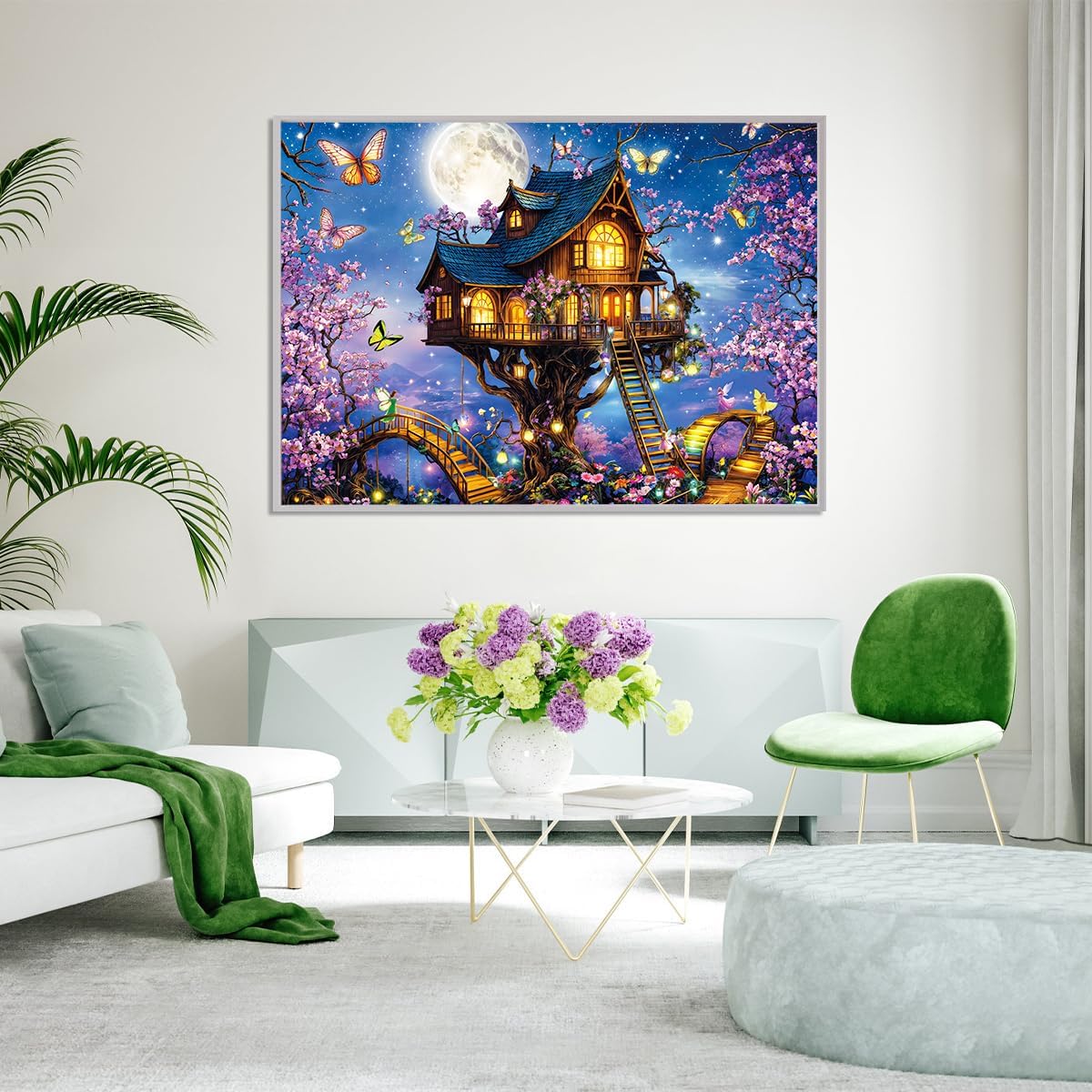 Detalle de 1000 piece jigsaw puzzle 70cm tree house