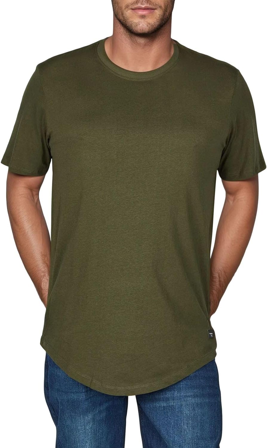 Thumbnail 1 de JACK & JONES T-Shirt Herren lang geschnitten – 3er-Set aus Bio-Baumwolle, Regular Fit