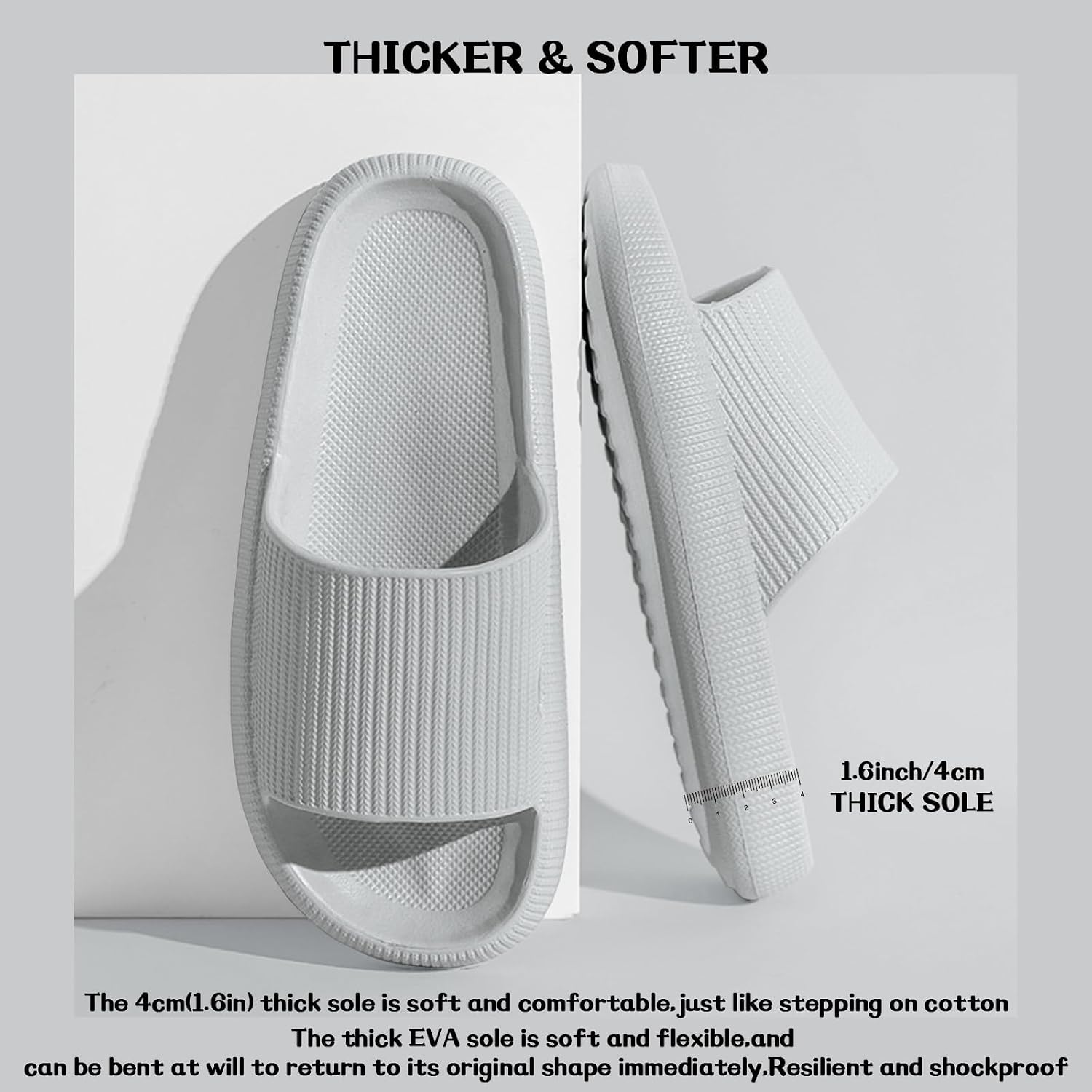 Detalle 2 de QJJQ Cozislides Badeschuhe Größe 38/39