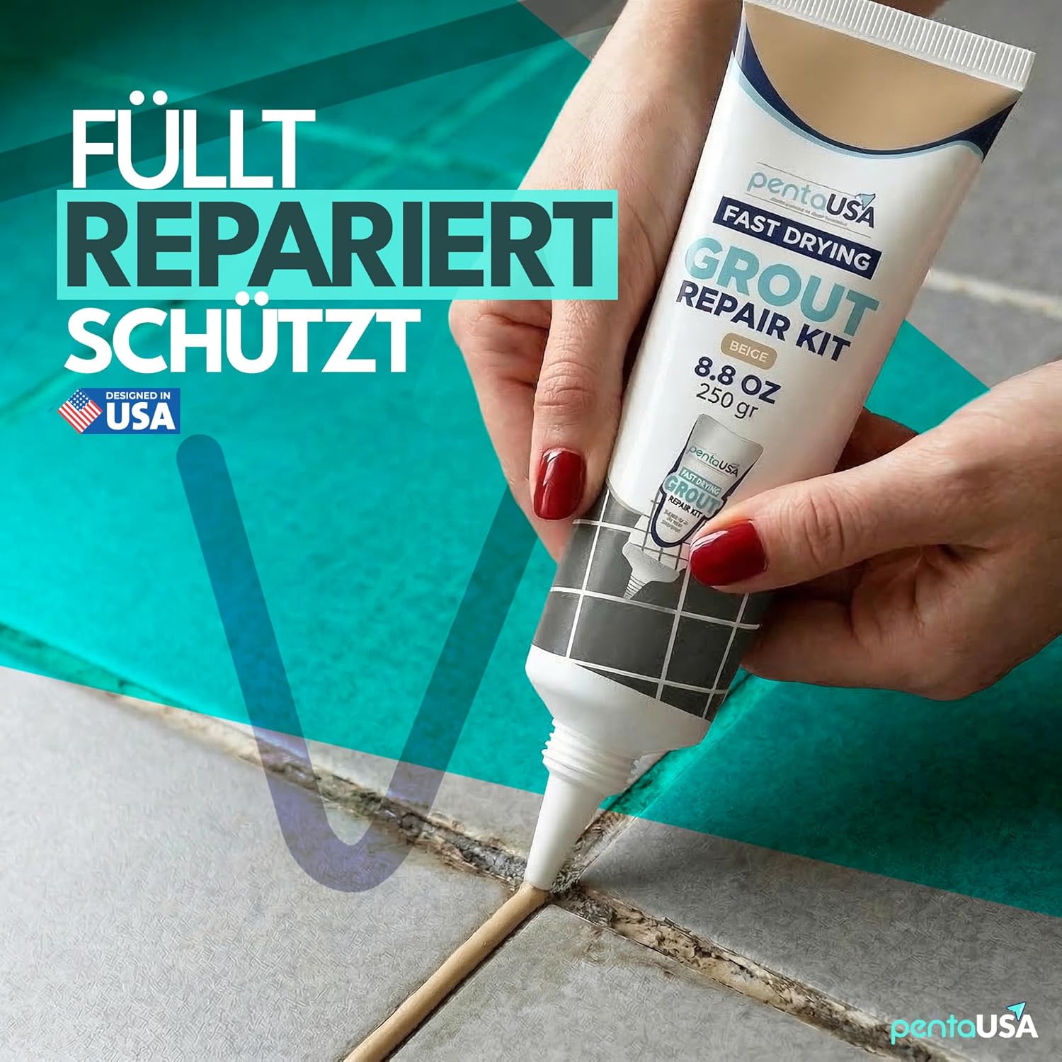 Thumbnail 5 de Fugenmörtel – Fugenreparatur Set Beige: Schnell trocknend, umweltfreundlich und einfach erneuern