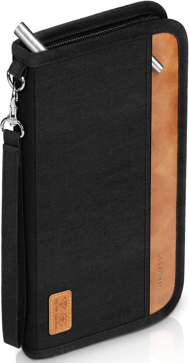 Detalle de Looxmeer Reisepass Tasche 25×13×2 cm ✈