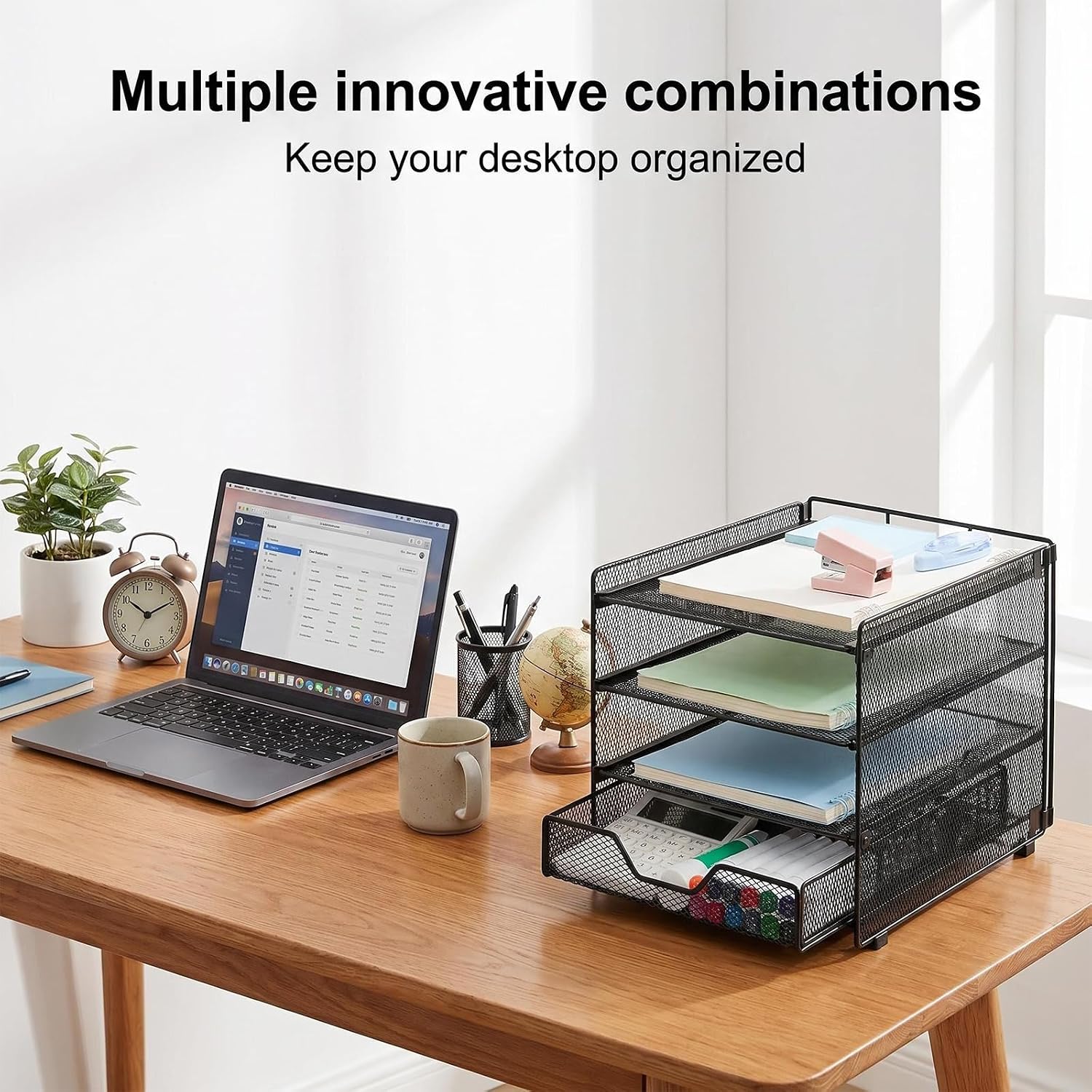 Thumbnail 6 de OPNICE Desk Organizer, 4-Tier