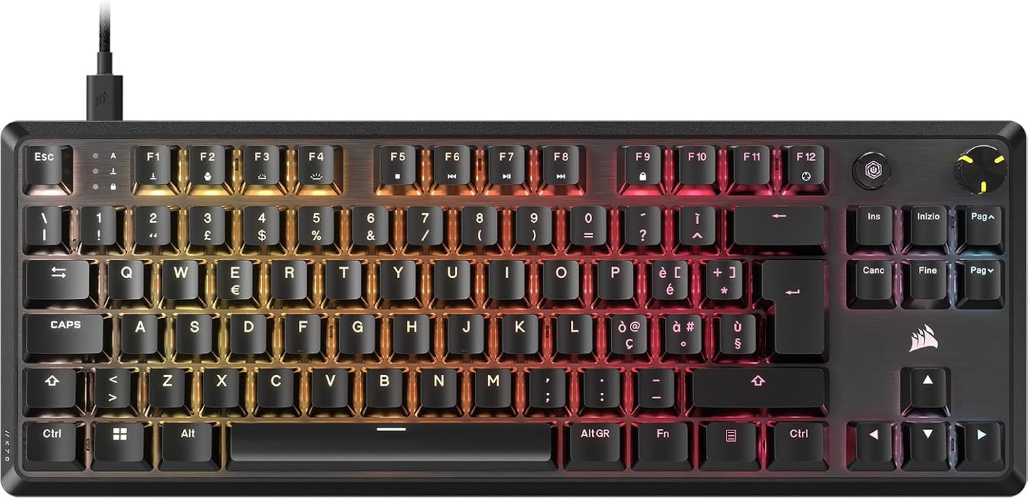 Detalle de CORSAIR K70 CORE TKL RGB Tastiera da Gioco Meccanica