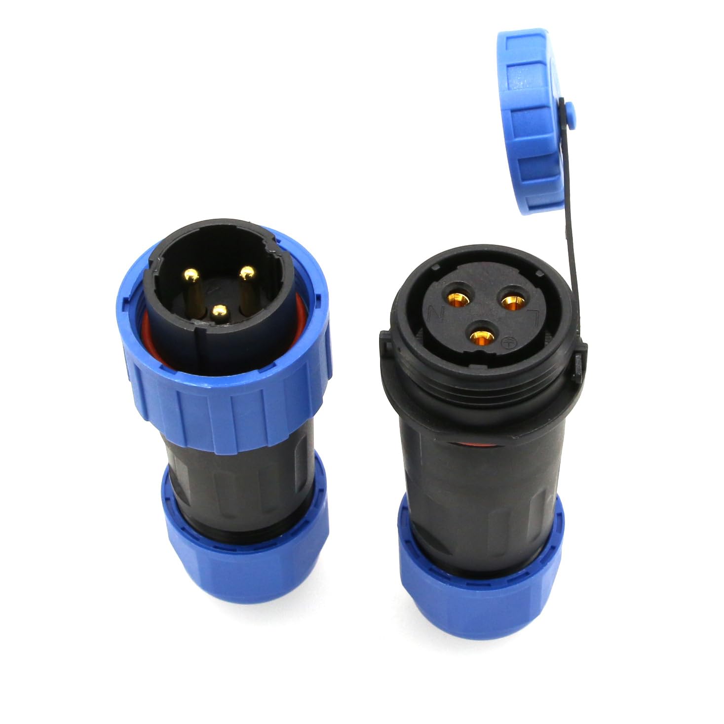 Thumbnail 6 de HangTon TY20 3-Pin Panelmontierter Steckverbinder – Wasserdicht, 25A, 380V, M20x1,5