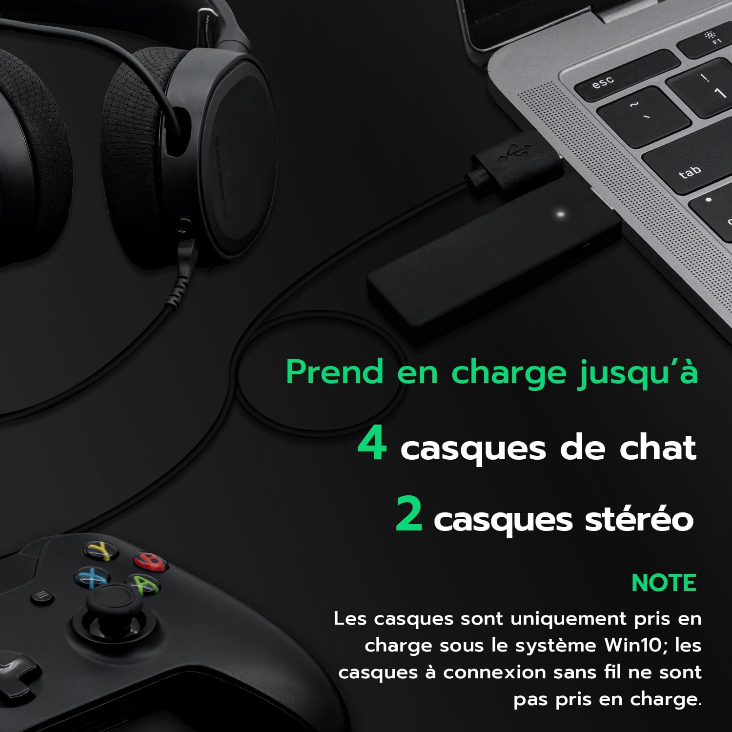Thumbnail 4 de Mcbazel Adaptateur sans fil 8 manettes
