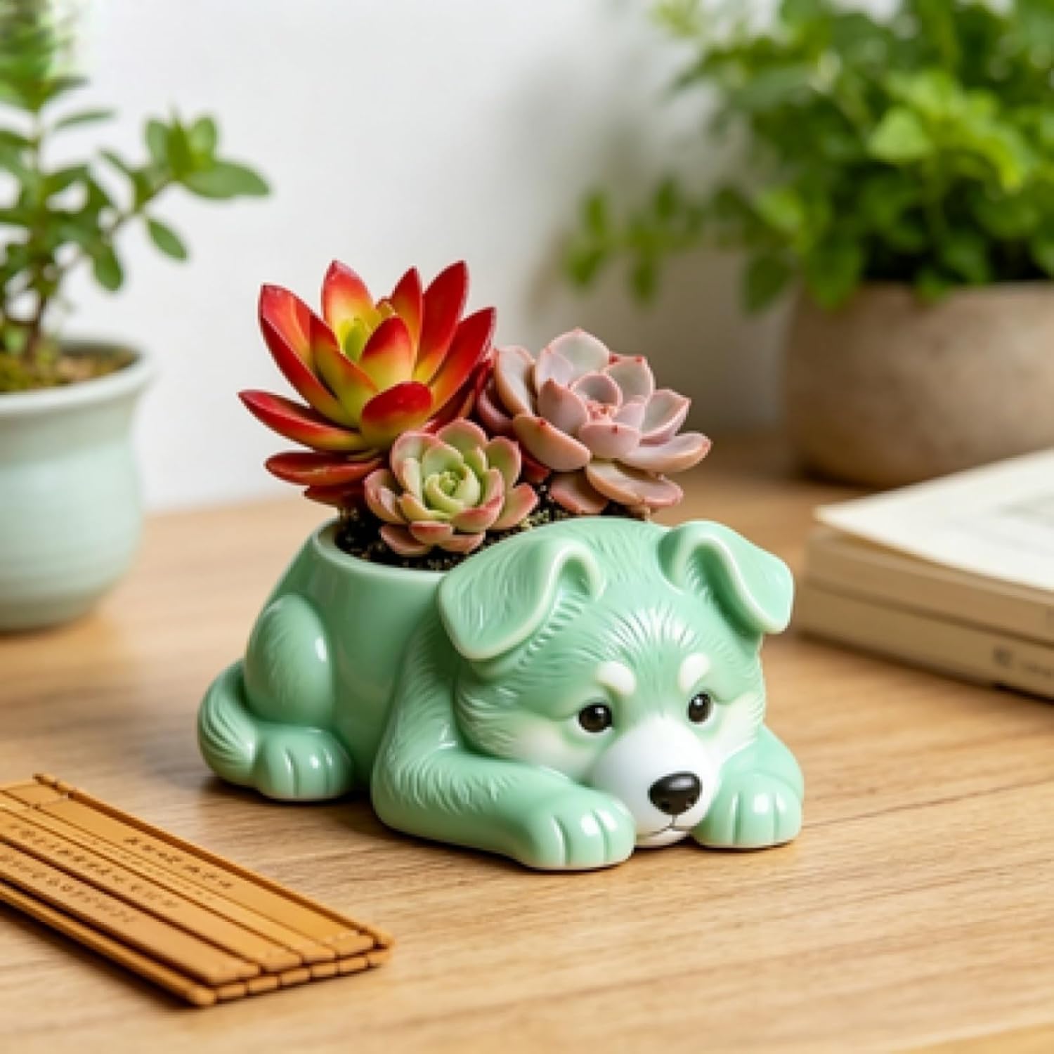 Detalle de Puppy Planter Silicone Mold