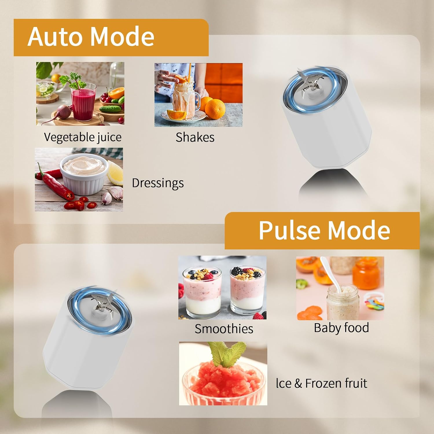 Detalle de BESNOOW Portable Blender 24 oz