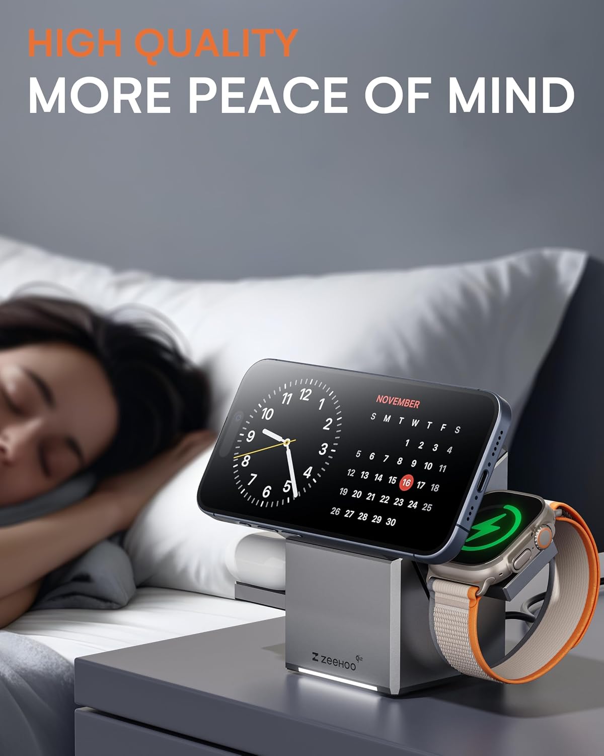 Thumbnail 6 de ZEEHOO 3-in-1 MagSafe Charging Station for iPhone