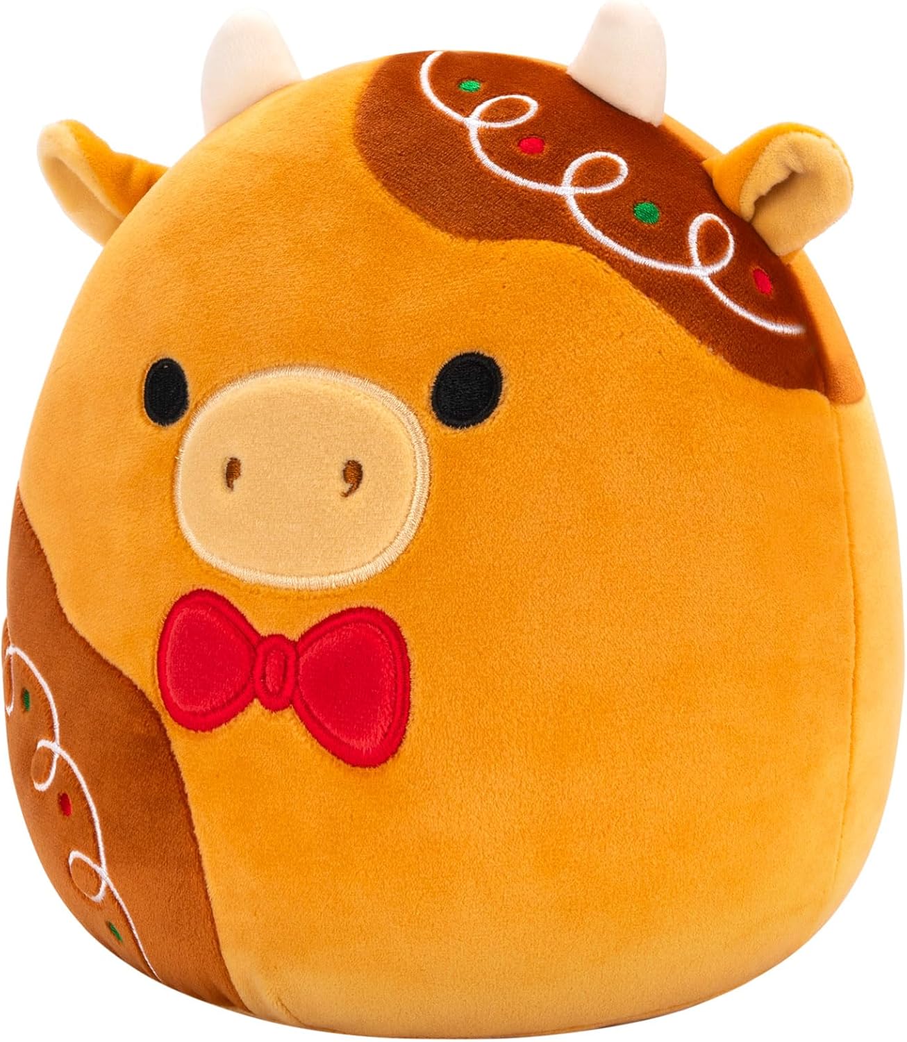 Thumbnail 1 de Squishmallows Original 7.5-inch Jericho the Gingerbread Cow plush