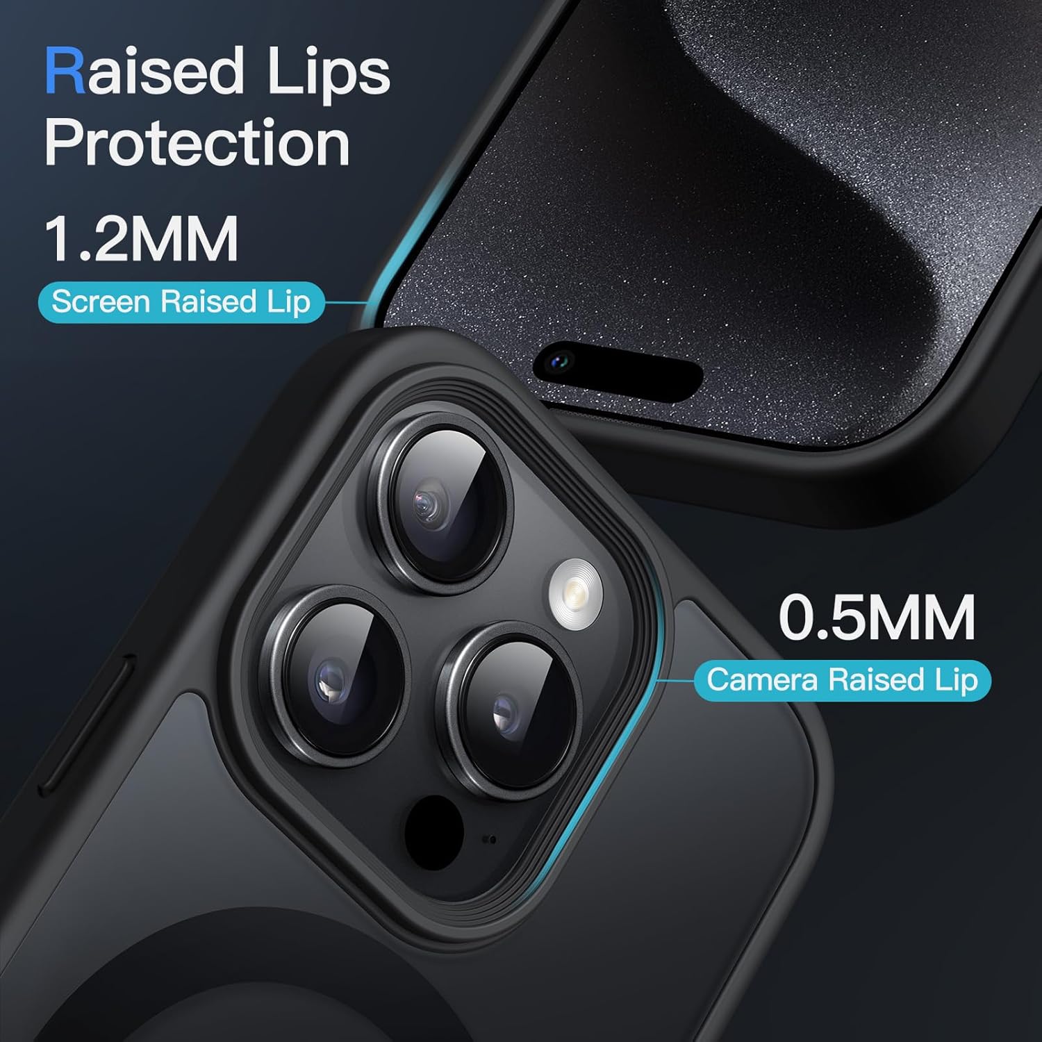 Thumbnail 5 de JETech iPhone 15 Pro case, MagSafe, 6.1-inch