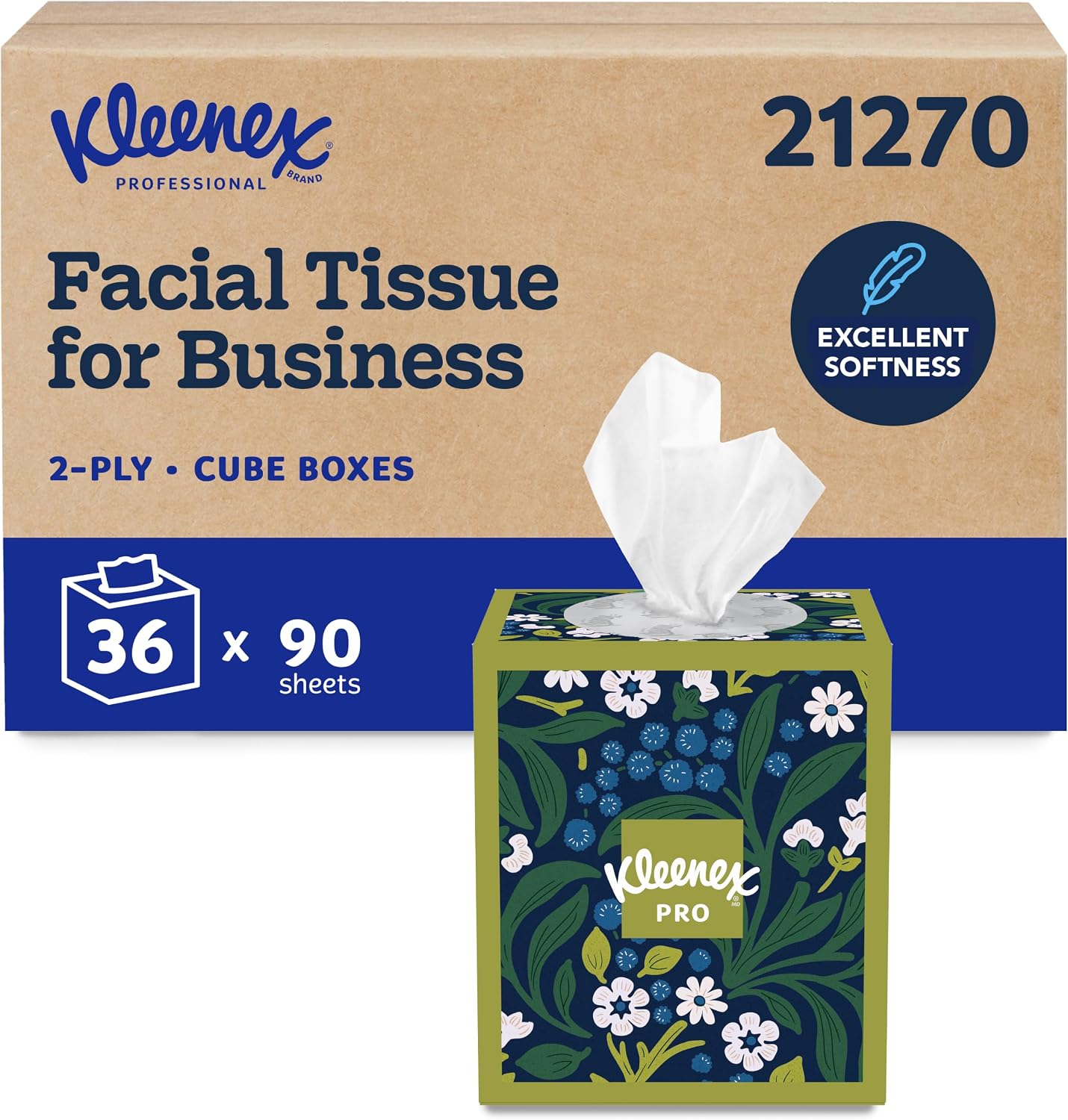 Detalle de Kleenex Professional Facial Tissues 3,240 🧻