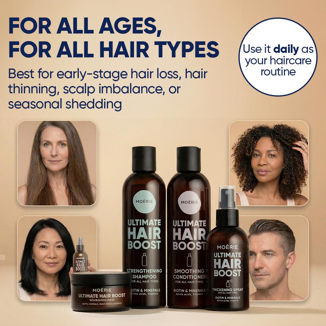 Thumbnail 4 de Moérie Hair Growth Set: Shampoo, Conditioner, Spray & Mask for Thinning Hair