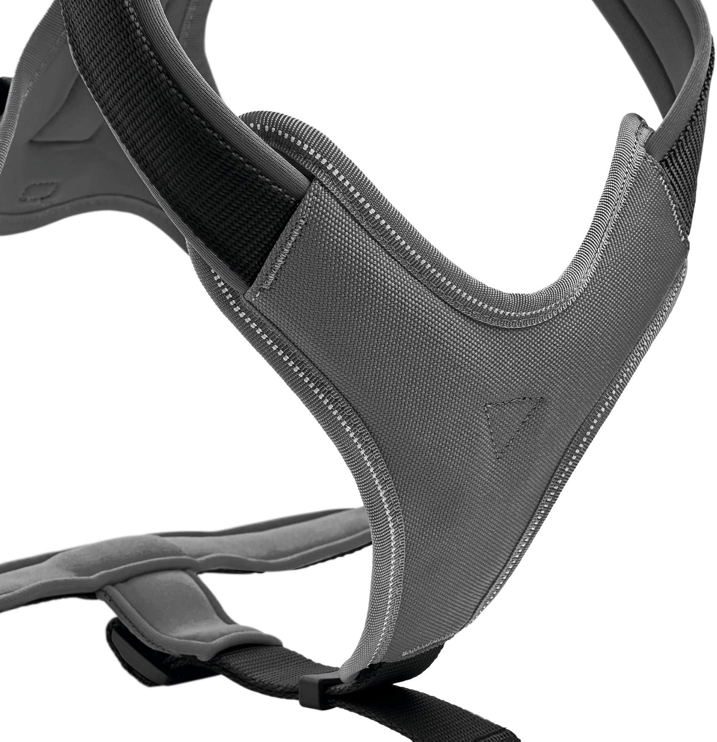 Thumbnail 6 de HUNTER Hundegeschirr NEOPREN – Größe S, schwarz/grau, komfortables Polster-Nylon-Geschirr mit Reflektionsstreifen