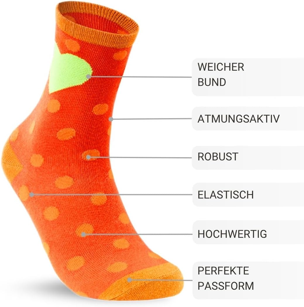 Detalle de 10 Paar Kinder Socken Jungen & Mädchen aus Baumwolle – langlebig, passgenau