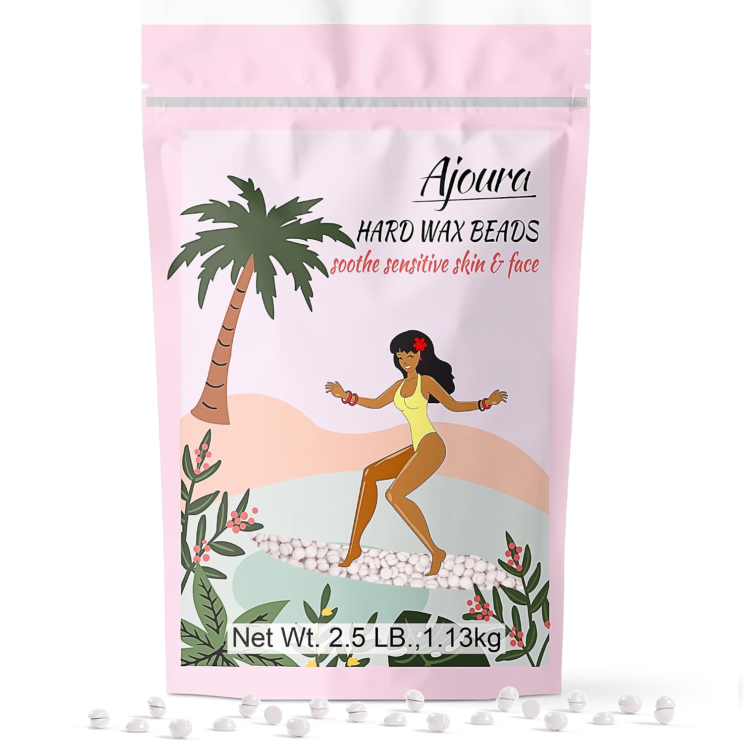 Detalle de Ajoura 2.5 lb Unscented Hard Wax Beads for Full-Body Hair Removal