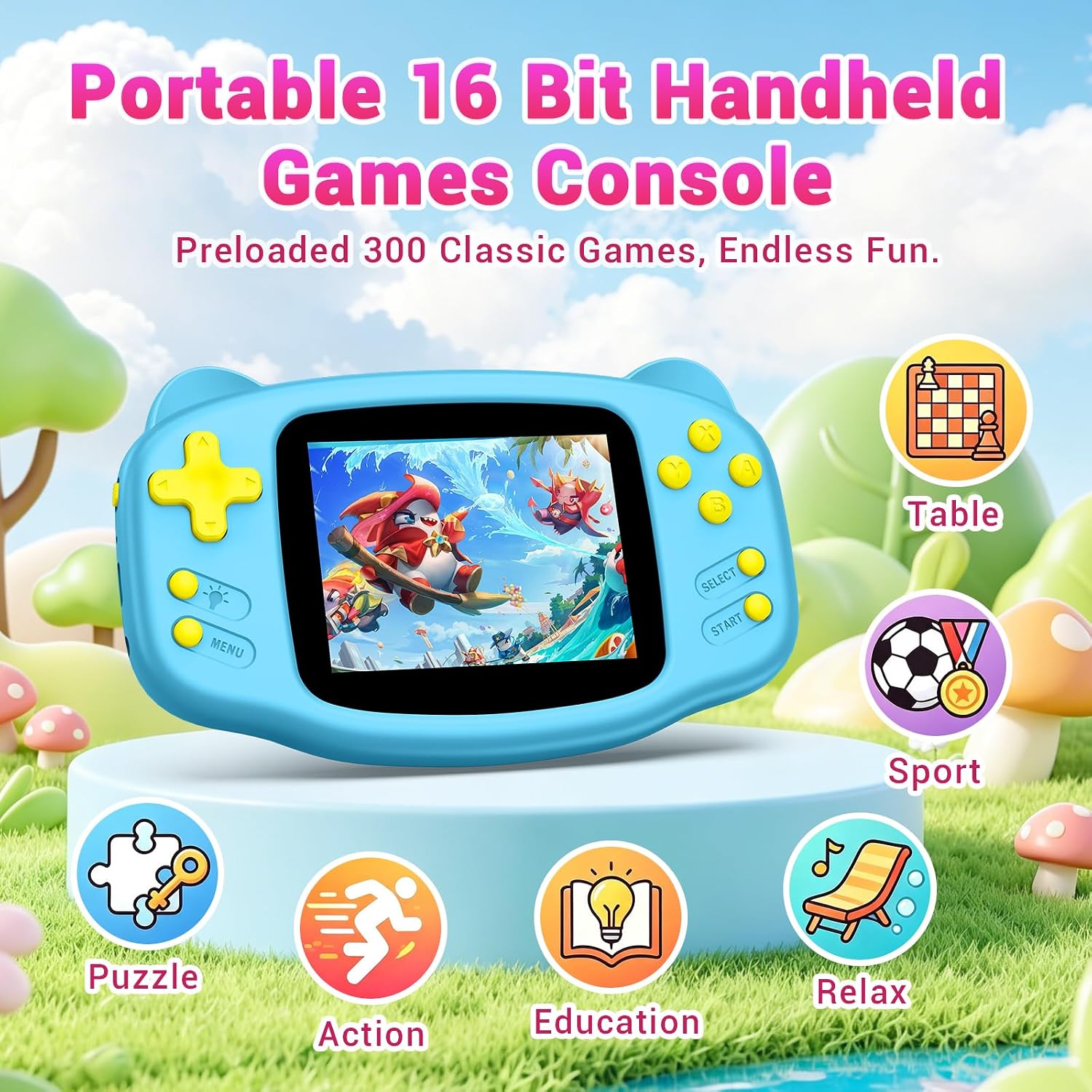 Detalle 2 de Handheld Game Console with 3.2-Inch Screen