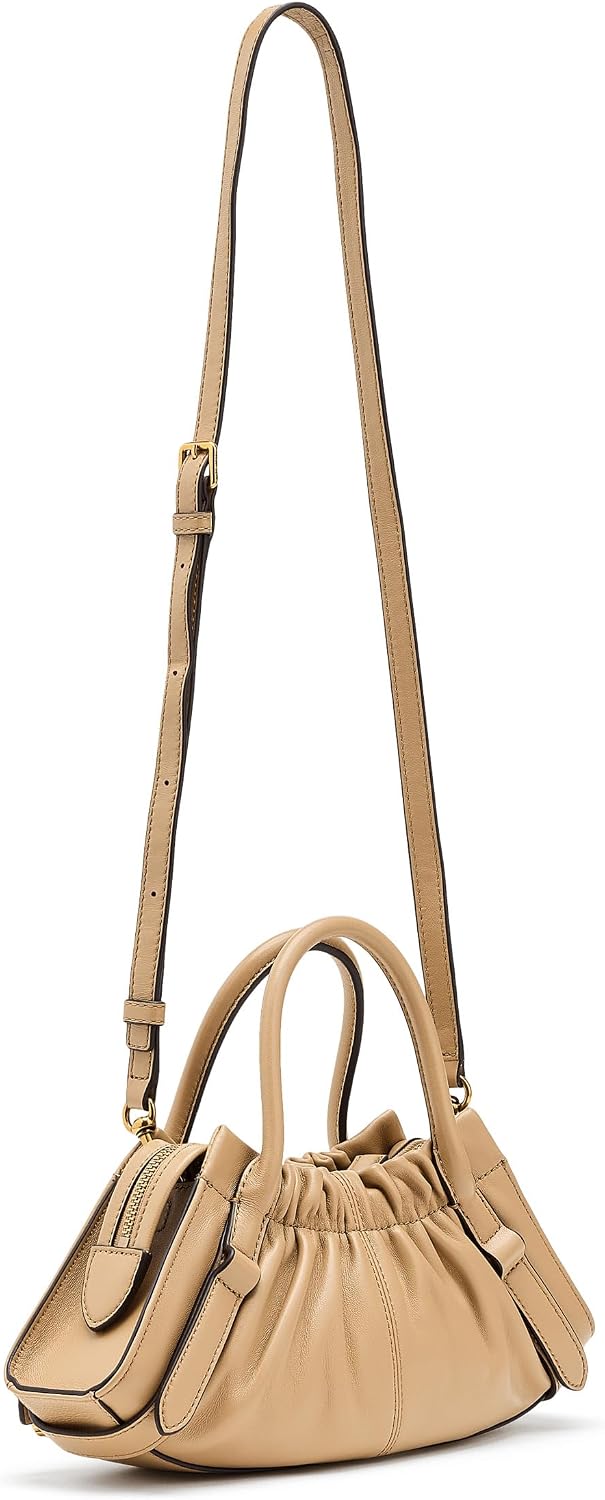 Detalle 2 de Marc Jacobs The Small Satchel, Bag – Petit sac cuir Nappa à double fermeture et bandoulière ajustable