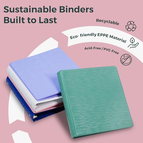 Thumbnail 4 de POPRUN 3 Ring Binder, 1 Inch ⚙️