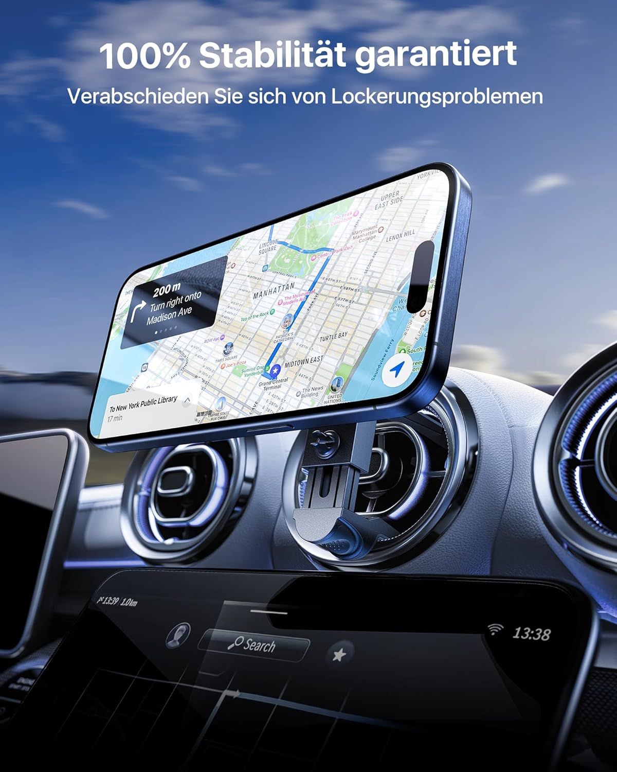 Detalle 2 de andobil Handyhalterung Auto MagSafe mit 20x N56 Magneten