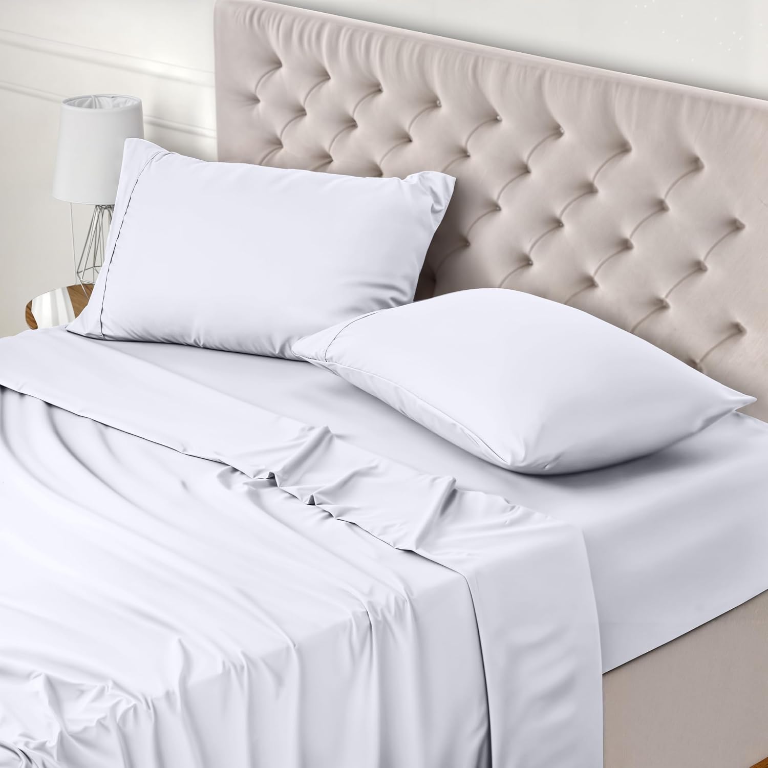 Detalle de Utopia Bedding Juego de sábanas 120x190 microfibra