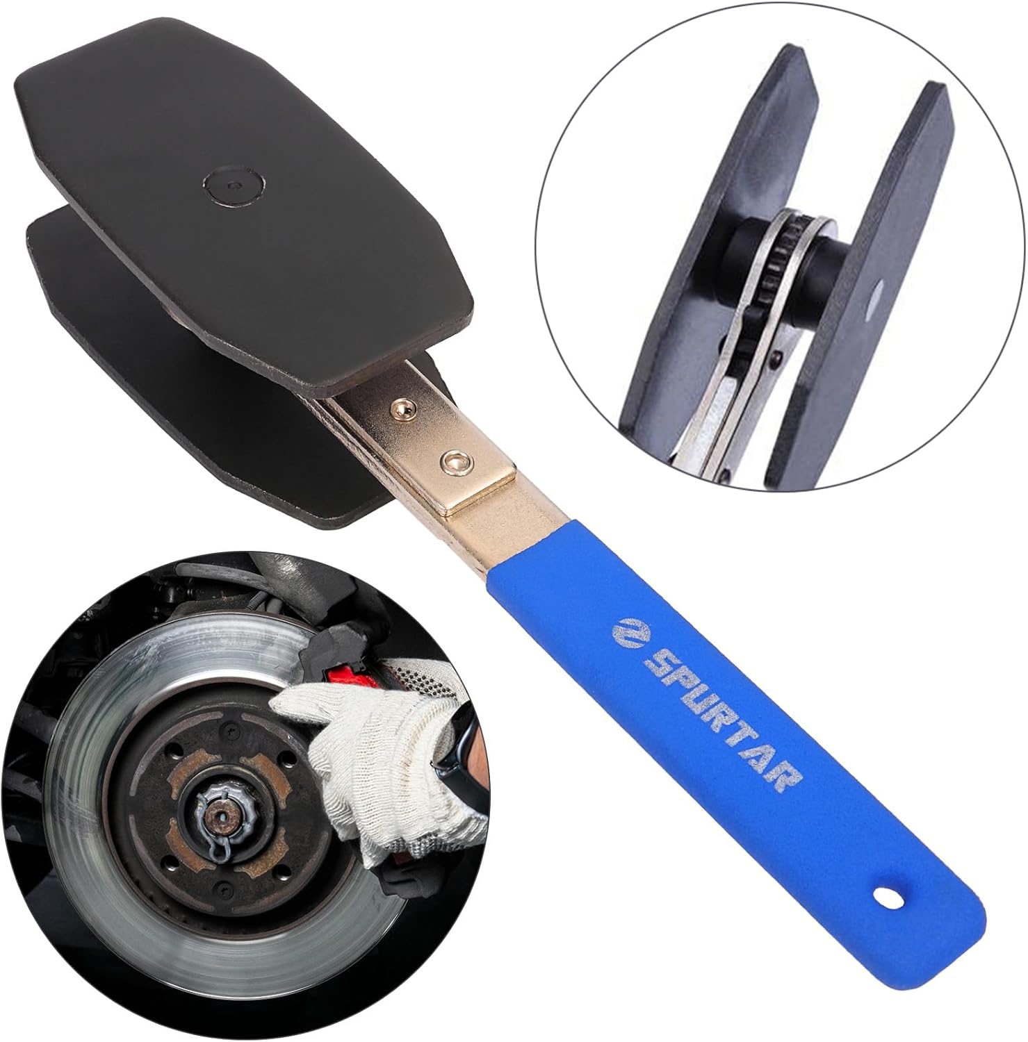 Thumbnail 6 de Spurtar 4‑in‑1 Universal Disc Brake Caliper Press Tool